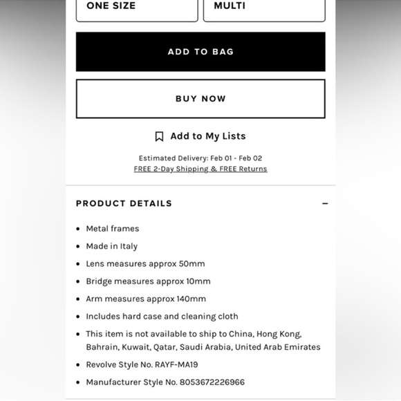 Ray-Ban Clubmaster Flash Sunglasses in Multi with Blue mirrored tinted lenses - Picture 7 of 15